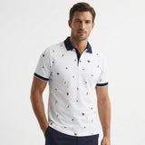 Serno | Męska koszulka polo ze wzorem stylowy design i letni komfort