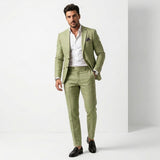 Serno | Elegancki garnitur męski slim fit dwuczęściowy