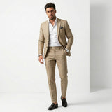 Serno | Elegancki garnitur męski slim fit dwuczęściowy