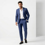 Serno | Elegancki garnitur męski slim fit dwuczęściowy