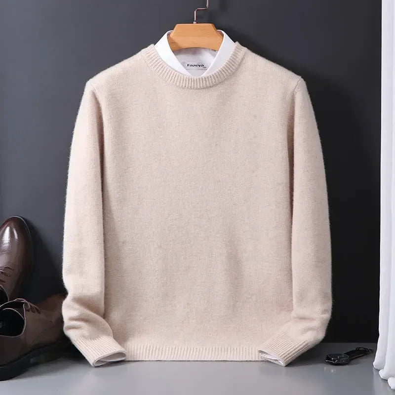 Serno | Męski sweter kaszmirowy klasyczny elegancki komfort premium