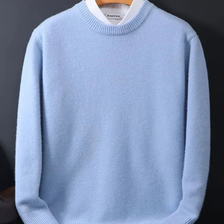Serno | Męski sweter kaszmirowy klasyczny elegancki komfort premium