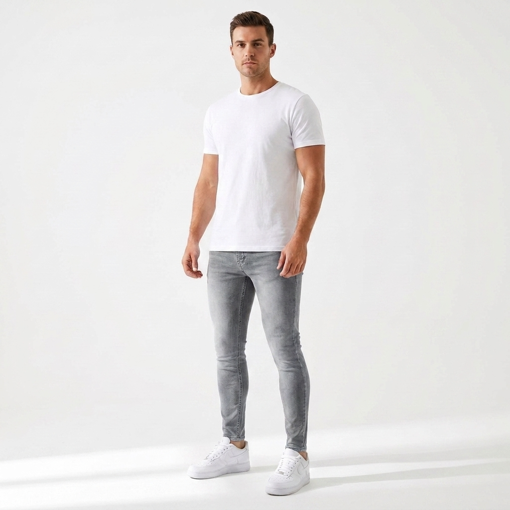 Serno | Męskie jeansy skinny fit dopasowane i elastyczne