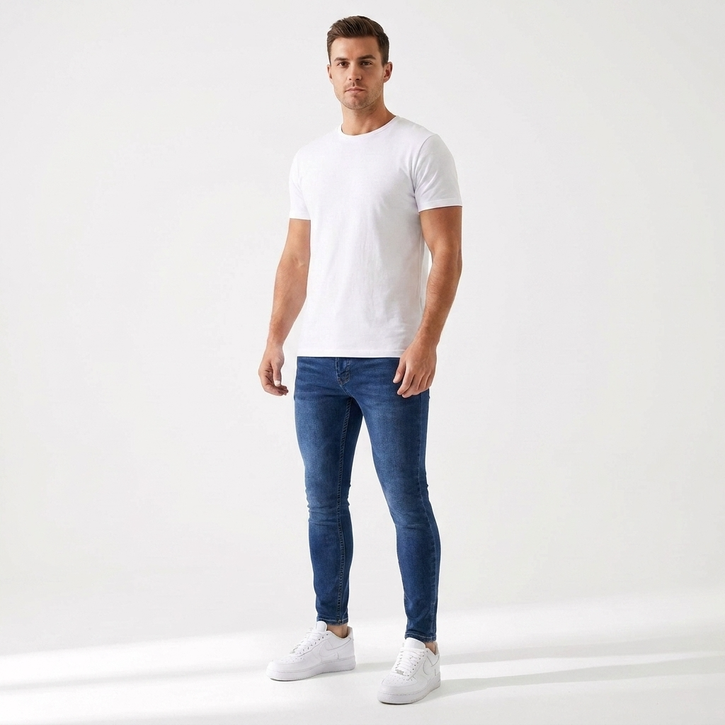 Serno | Męskie jeansy skinny fit dopasowane i elastyczne