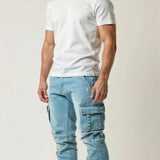 Serno | Spodnie cargo męskie slim fit nowoczesny styl casual