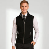 Serno | Elegancki męski kardigan bez rękawów smart casual na zamek