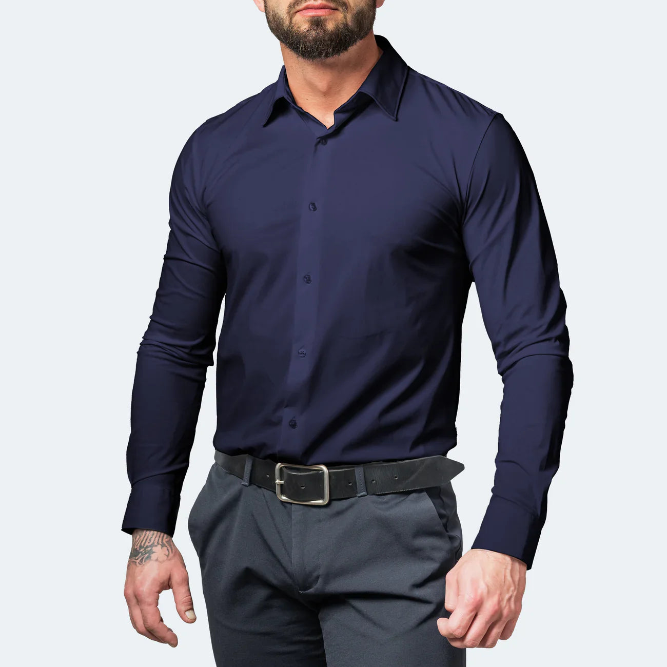Serno | Męska koszula elastyczna slim fit komfort i elegancja na co dzień