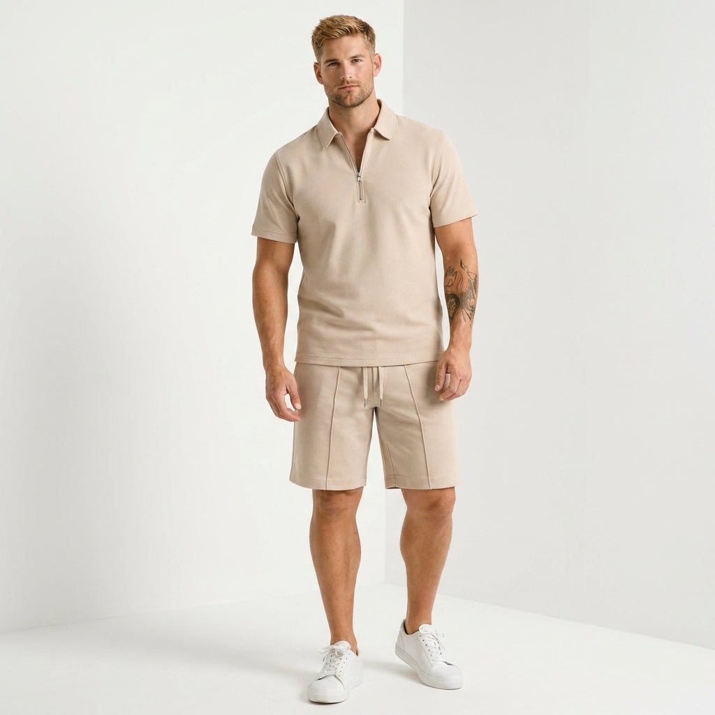 Serno | Męski zestaw polo i szorty premium nowoczesny styl na lato
